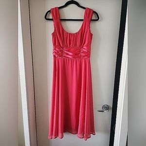 Pink Flowy Tank Dress